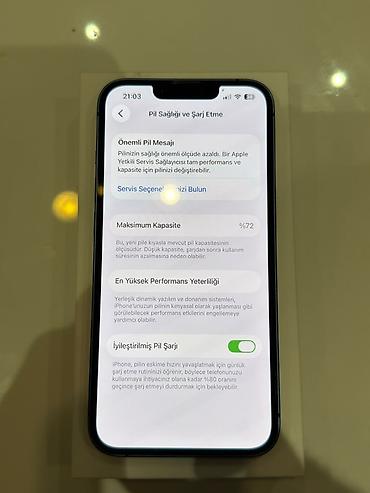 kondisioner bk 2500: IPhone 13, 128 GB, Mavi, Face ID — 4