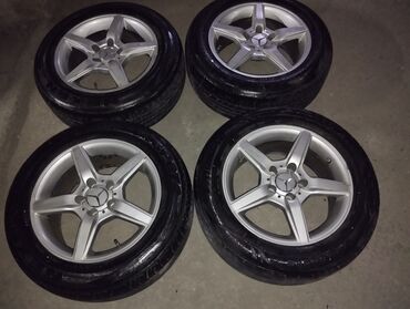 r18 teker: İşlənmiş Disk təkər Mercedes-Benz 215 / 60 / R 16, 5 Boltlu