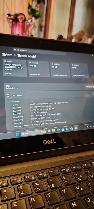 ddr4 ram 16gb: Dell Latitude 3190 2-in-1 noutbuk Əsas xüsusiyyətlər: - Ekran: 11.6" — 2
