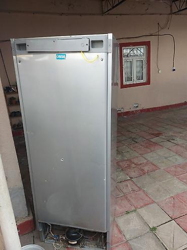 ucuz soyuducular: Iki qapılı soyuducu - Korpus: gümüşü rəng, ön paneldə oval dekorativ — 2