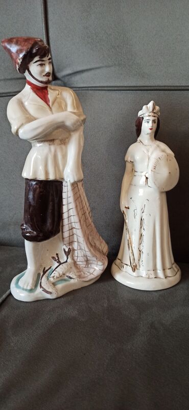 Fiqurlar: Fiqur, Keramika, rəng - Ağ — 31