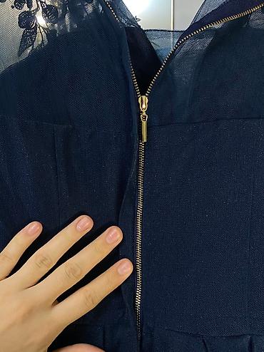 Танцевальные платья: Бальное платье, Длинная модель, цвет - Синий, S, В наличии — 9