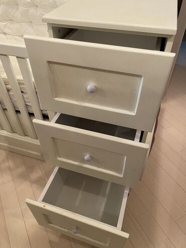 Beşiklər: Qız üçün, İşlənmiş, Dördbucaq, Beşik, Dəstsiz, Matrassız, Yellənmə mexanizmsiz — 3