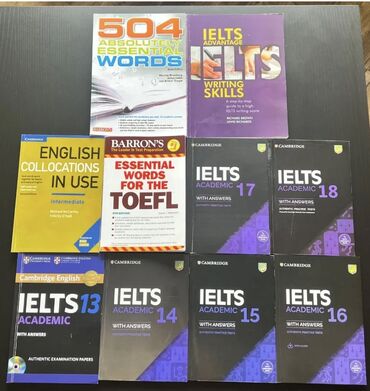 IELTS imtahana hazirlasmaq ucun kitablar. Academic IELTS 15-19 kimi