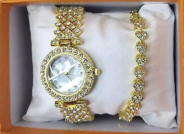 Ručni satovi: Elegantni setovi ručnih satova sa narukvicama - Komplet sadrži: ručni — 4