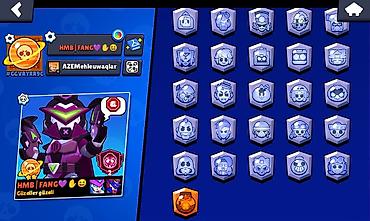 brawl stars account: Brawl Stars hesabı – yüksək səviyyəli və tam kolleksiya - Kupa sayı — 5