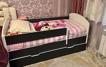 tibbi carpayi: Uşaq/Yeniyetmə çarpayısı – çekmecəli, qoruyucu bortlu - Model: tək — 1