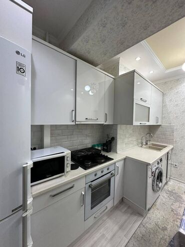 эмарк жибек жолу: 2 комнаты, 64 м², Элитка, 7 этаж, Дизайнерский ремонт