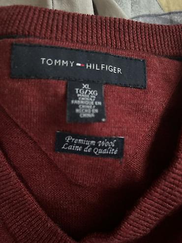 оверсайз одежды: Мужской свитер, L, Tommy Hilfiger, Новый, цвет - Серый, Самовывоз — 6