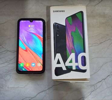самсунг а40: Samsung A40, 64 ГБ, цвет - Черный, Две SIM карты