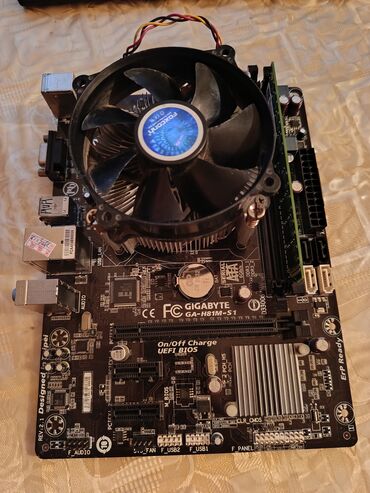 Sərt disklər (HDD): Ana Platası Gigabyte H81M-S1, İşlənmiş