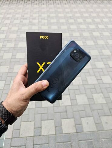 Poco: Poco X3 NFC, 128 GB, rəng - Göy, Face ID, Sənədlərlə, Zəmanət