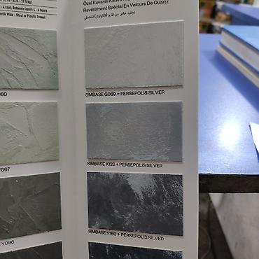 fasad: Dekorativ boyasədəf boya işi görürəm. Material qarışıq(xarici — 4