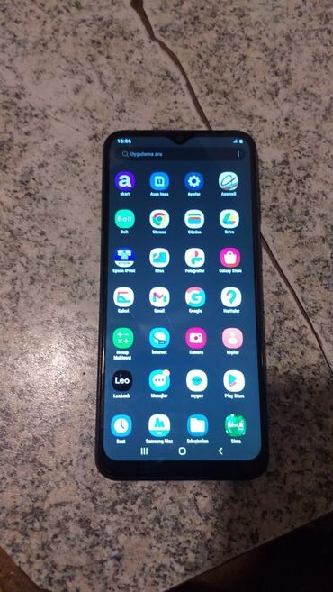 Samsung: Samsung Galaxy A03, 32 GB, rəng - Qara, Sensor, İki sim kartlı