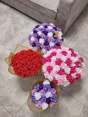 гул койгуч: Məhsul: Dekorativ gül buketləri (süni/kompozit qızılgüllər) — 4