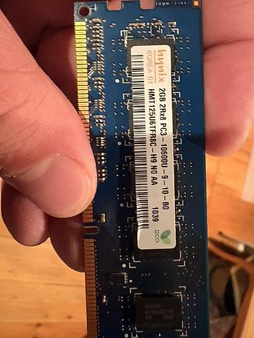 komputer 16 gb ram: Hynix masaüstü RAM modulu
2gb ddr3 1333mhz tam işləkdir — 2