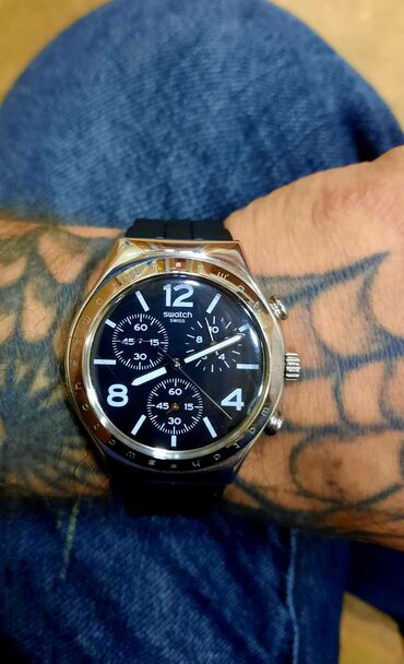 Qol saatları: Yeni, Qol saatı, Swatch, rəng - Qara — 2