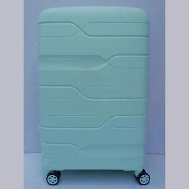 Putni koferi i torbe: Tvrdi kofer na točkiće – mint zelena boja - Materijal: čvrsta — 8