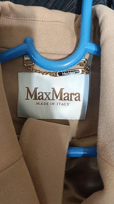 кожаный плащ: Двубортное пальто Max Mara, модель KS-03 - Цвет: camel (верблюжий) - — 2