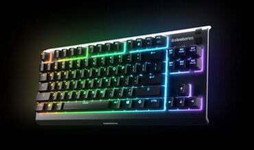 rgb klaviatura: Steel Series Apex 3 TKL wired keyboard