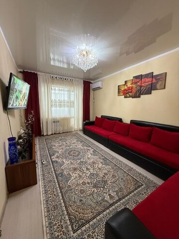 квартиры ала арча: 2 комнаты, 66 м², 108 серия, 8 этаж, Евроремонт