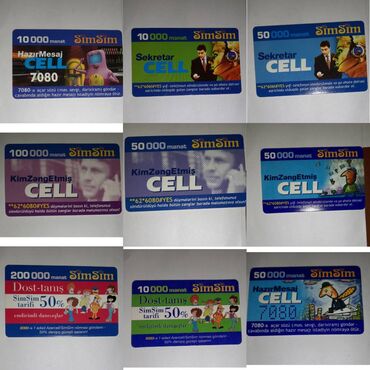 Kolleksiya kartları: Köhnə Kontur Kartları satılır. Kolleksiyonerlər üçün əla seçimdir — 9