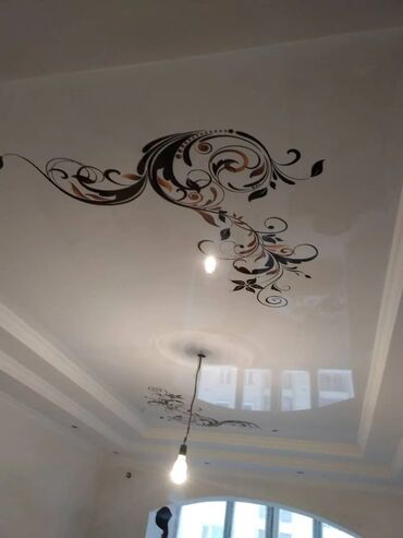 Натяжной потолок: Натяжной потолок Матовое, 3D потолки, Глянцевое Демонтаж, Бесплатный замер, Гарантия — 10