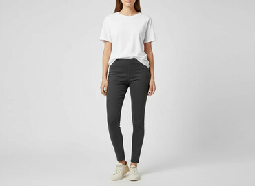 legginsy modelujace brzuch: H&M, Leggings size S