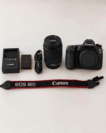canon video: Şok qiymətə Canon EOS 80D + 18-135mm USM Lens | Tam Kit, İDEAL — 5