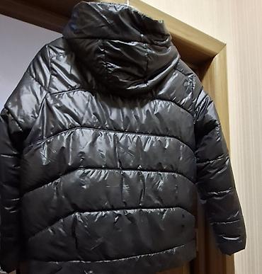теплая верхняя одежда: Qara rəngli kapüşonlu qış gödəkçəsi - Rəng: mat-qara - Model — 2