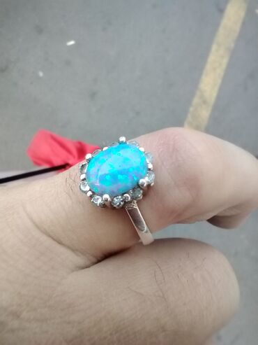 Prstenje: Ženski prsten, Handmade, Materijal: Kristal, Srebro — 13