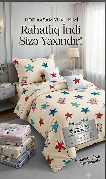 caska desti: Uşaq Yataq Dəsti – Bambuk Pambığı Yorğan 160/220 cm prostin 160/220 cm — 3