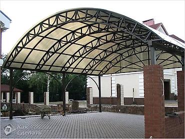 Навесы: Навес, Арочный, Металл, Поликарбонат, Новый, Бесплатный выезд — 7