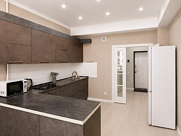 hostel osh: Студия, Нижний Джал (Джал-23), Душевая кабина, Постельное белье, Кондиционер — 4