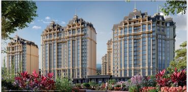 квартира в районе кызыл аскер: 3 комнаты, 141 м², Элитка, 8 этаж, ПСО (под самоотделку)