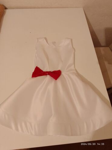 duz donlar: Детское платье цвет - Белый
