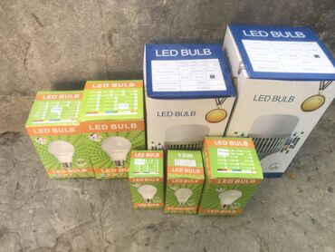 Лампочки: Продаю LED лампы 💡 7W, 9W, 12W, 15W, 18W, 25W, 30W, 40W, 80W, 100W