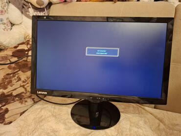 Monitorlar: Lenovo D24f-10. Əla vəziyyətdə, cızığı belə yoxdu,çox az işlənib
