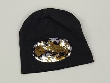 czapka jordan czarna: Hat, H&M, 3-4 years, 42-43 cm, condition - Very good