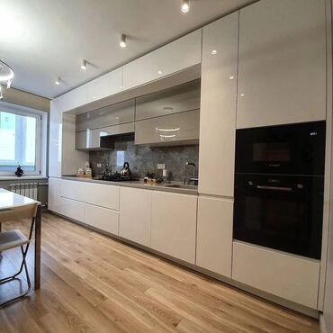 Sifarişlə mətbəx mebeli: Sifarişlə mətbəx dəsti, Özü çəkən petlələr, MDF, Kredit yoxdur, Rayonlara çatdırılma, Pulsuz çatdırılma — 7