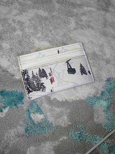 smart folio: Держатель для карт (cardholder) с зимним принтом. - Формат — 1
