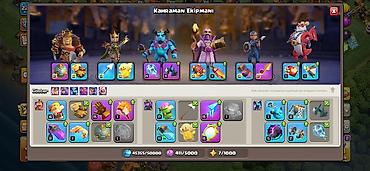 fire fire hesabları: Clash of Clans hesabı – inkişaf etmiş əsas kənd və güclü ordular - — 3