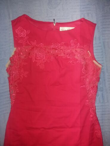 Dresses: L (EU 40), color - Pink, Cocktail, With the straps