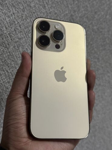 айфон 11 поо: IPhone 14 Pro, Колдонулган, 128 ГБ, Matte Gold, Каптама, 86 %