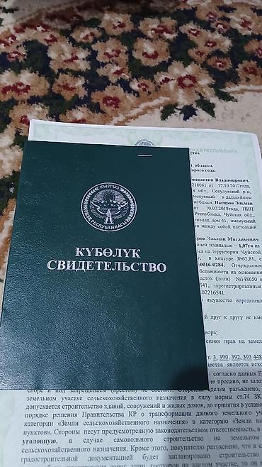 топосъемка участка бишкек: 260 соток, Для сельского хозяйства — 4