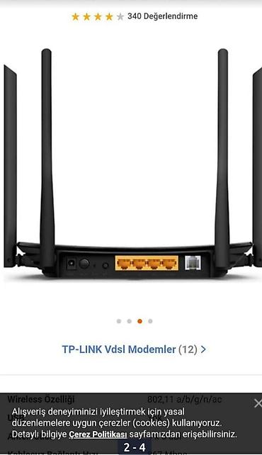 modem router tp link: Modem yeni orginal bağli kutu quraslmasi çatdırılma pulsuz du yer — 3