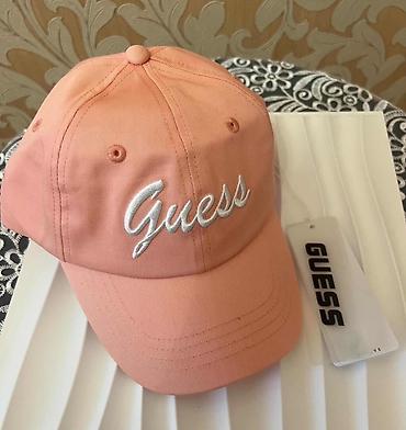 кепка: Кепка, Guess, Новый, цвет - Розовый, S/56 — 1