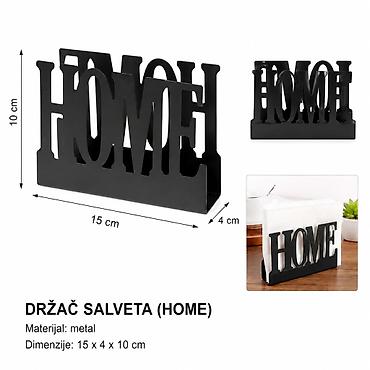 KMT Držač salveta (HOME) 2419041 Elegantni metalni držač salveta sa