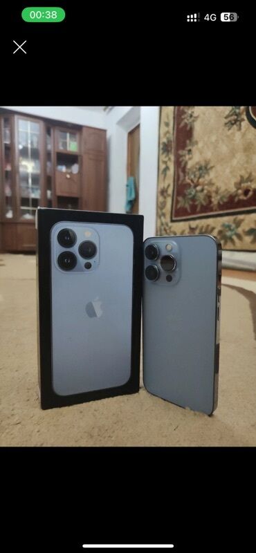 игровые мыши: IPhone 13 Pro, Б/у, 128 ГБ, Sierra Blue, Коробка, 96 %