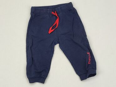 ciepłe legginsy dla dzieci: Spodnie dresowe, 6-9 m, stan - Dobry
